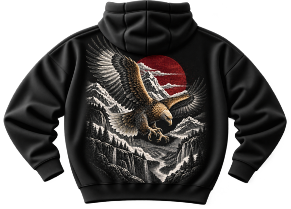 20260923085050-1f1b72be-07ae-6138-bb2c-d2692fa73c97.png Wild Horizon Eagle Hoodie — Nature Streetwear by VX MERCH