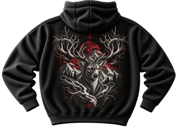20260923085833-1f1b72cf-497c-6626-99f0-aac76c29f22b.png Forest Monarch Stag Hoodie — Nature Streetwear by VX MERCH