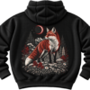 Crimson Moon Fox Hoodie — Nature Streetwear by VX MERCH