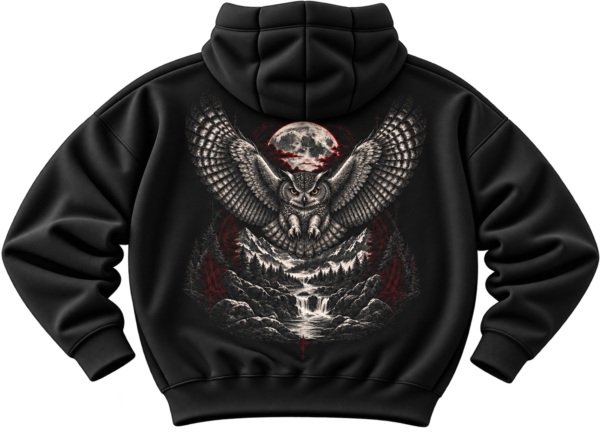 Nightwatch Owl Hoodie — Nature Streetwear by VX MERCH
