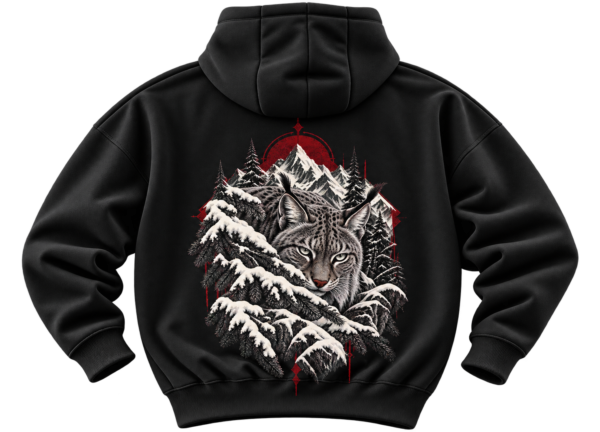 20260923100108-1f1b735b-2f1e-6518-beb6-cecfaf3a0a4a.png Alpine Lynx Hoodie — Nature Streetwear by VX MERCH