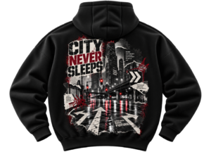 City Never Sleeps Hoodie — Urban Streetwear by VX MERCH