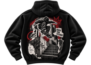 Higher Than Yesterday Skate Hoodie — Urban Streetwear by VX MERCH