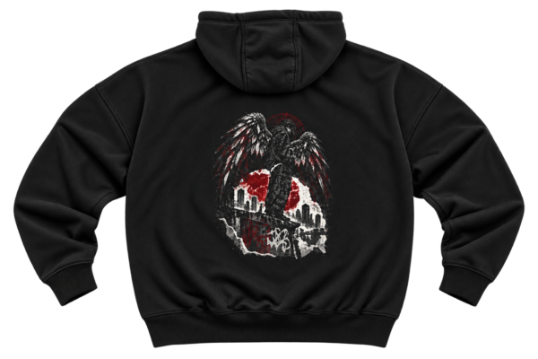 Concrete Wings Hoodie — Urban Raven Streetwear by VX MERCH