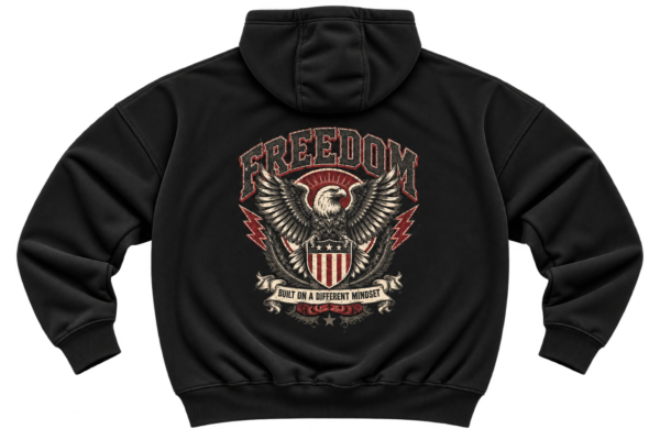 Freedom Eagle Hoodie — Vintage Heritage Graphic by VX MERCH