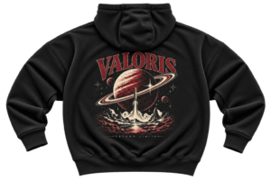 20260923155331-1f1b766e-caf6-643e-b11b-86a197f75963.png Saturn Voyage Hoodie — Vintage Space Graphic by VX MERCH