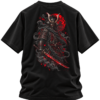 20260924094532-1f1b7fca-f08c-6670-a00d-faab3af19499.png Crimson Ronin Boxy Tee — Oversized Black Samurai Graphic T-Shirt by VX MERCH