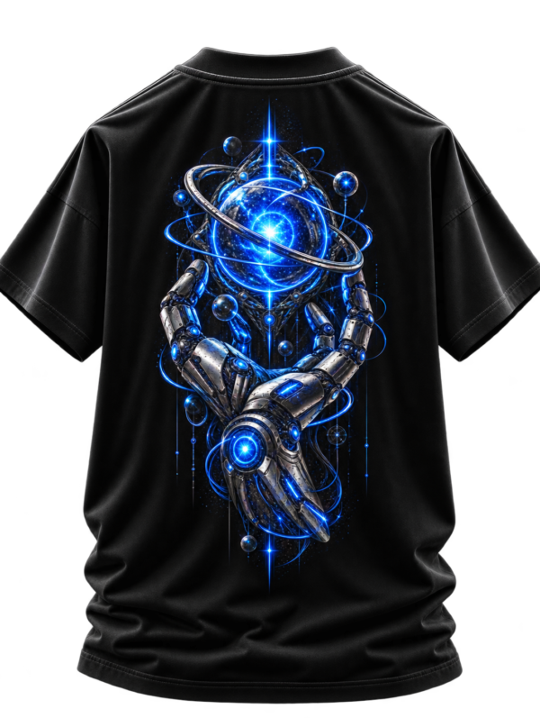 20260924150009-1f1b828a-2f32-6dd6-b8fa-7e1cf2fa9634.png Gravity Engine — Oversized Black Cosmic Energy Graphic Tee by VX MERCH