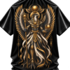 20260924170307-1f1b839d-0357-6540-abb0-5651fef273dd.png Sunforged Guardian Mythology Oversized Graphic Tee by VX MERCH