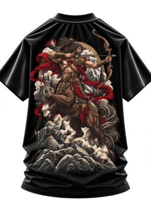 Wild Hunt Archer Mythology Oversized Graphic Tee by VX MERCH