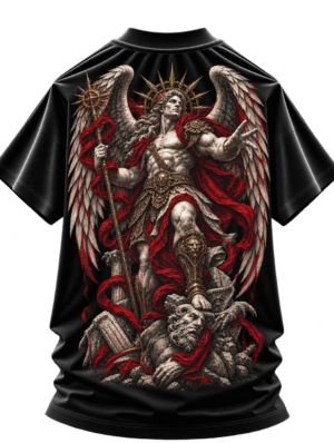Fallen Seraph Mythology Oversized Graphic Tee by VX MERCH