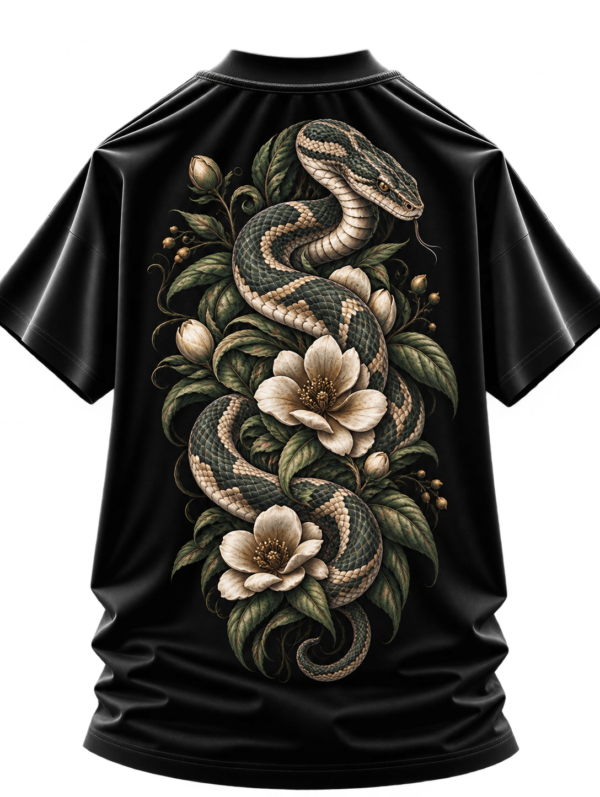 20260924174144-1f1b83f3-5422-641a-84da-8efe33e6ce08.png Serpent Bloom Nature Oversized Graphic Tee by VX MERCH