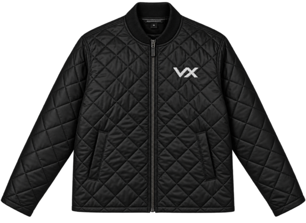 20260925093720-1f1b8c4b-3ee4-6548-aad9-0a35170bf536.png Quilted Men’s Full-Zip Jacket — Embroidered Minimal Logo, Lightweight Travel Outerwear by VX MERCH