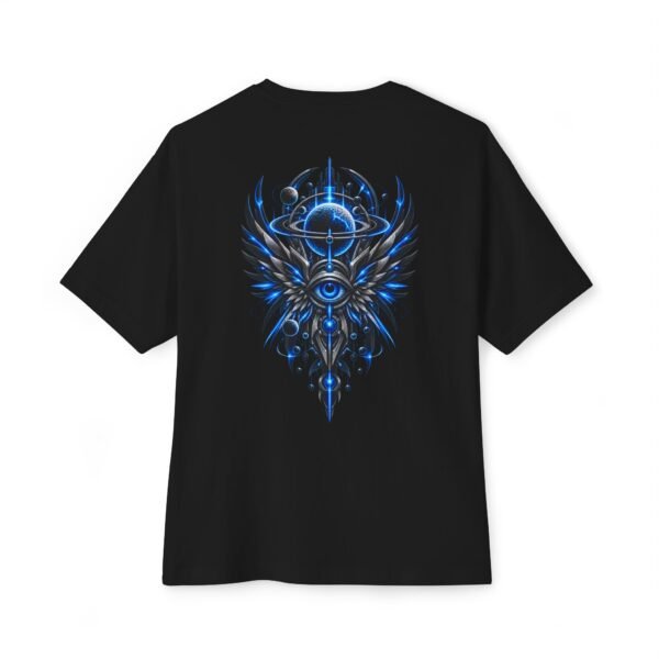 2187470468887814656_2048.jpeg Cosmic Watcher — Oversized Black Celestial Eye Graphic Tee by VX MERCH