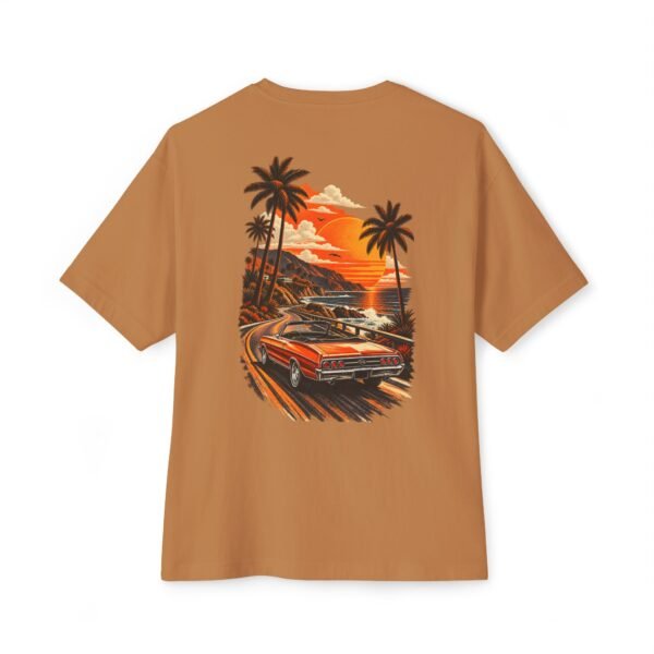 Desert Drive Vintage Boxy Tee – Oversized Retro Graphic T-Shirt