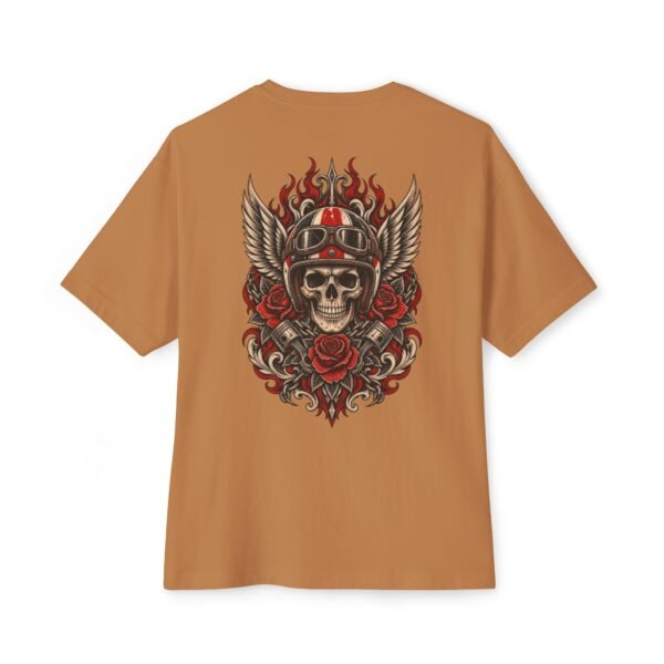 2613144298124842167_2048.jpeg Road Reaper Vintage Boxy Tee – Oversized Biker Skull Graphic T-Shirt