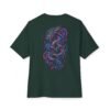2683533554574341108_2048.jpeg Neon Wyrm — Oversized Black Cyber Dragon Graphic Tee by VX MERCH