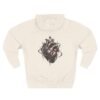 2859434247175579368_2048.jpeg Crimson Pulse Anatomical Heart Gothic Graphic Fleece Hoodie by VX MERCH