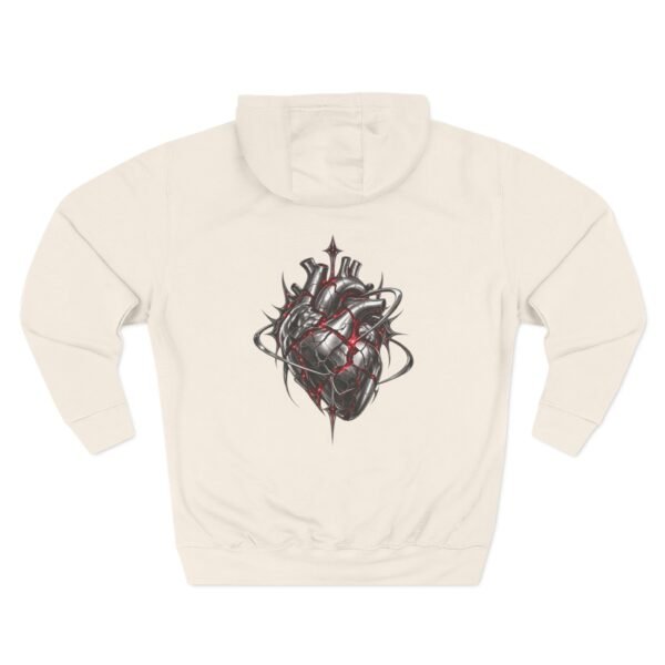 2859434247175579368_2048.jpeg Crimson Pulse Anatomical Heart Gothic Graphic Fleece Hoodie by VX MERCH