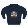 Never Drift Compass Graphic Fleece Hoodie by VX MERCH
