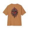 2947346097590686217_2048.jpeg Sentinel Eye — Oversized Black Red Cyber Graphic Tee by VX MERCH