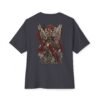 2969498524238955770_2048.jpeg Divine Vanguard — Oversized Black Winged Warrior Graphic Tee by VX MERCH
