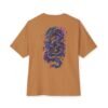 3050644310615669957_2048.jpeg Neon Wyrm — Oversized Black Cyber Dragon Graphic Tee by VX MERCH