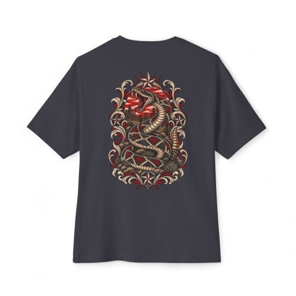 Desert Viper Vintage Boxy Tee – Oversized Snake Graphic T-Shirt