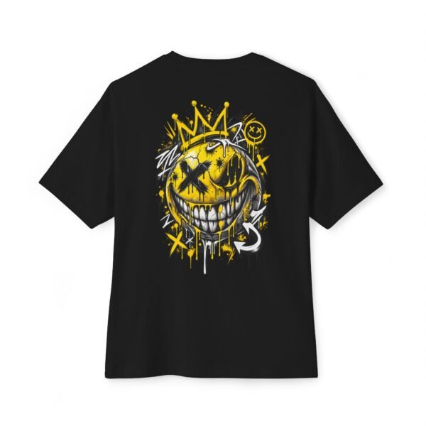 3307470503419268389_2048.jpeg Chaos Smile Boxy Tee – Oversized Graffiti Streetwear T-Shirt