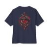 345257560906763908_2048.jpeg Sentinel Eye — Oversized Black Red Cyber Graphic Tee by VX MERCH