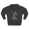 3473013739524086727_2048.jpeg Warrior Spirit Mythology Graphic Fleece Hoodie by VX MERCH