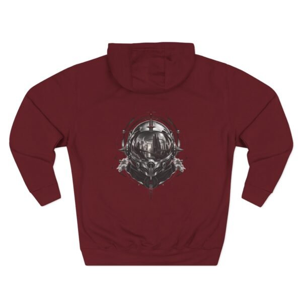 3607081113393680651_2048.jpeg Crimson Sentinel Gothic Knight Graphic Fleece Hoodie by VX MERCH