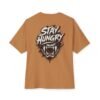 Stay Hungry Motivation Oversized Graphic Tee by VX MERCH