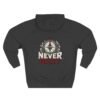 Never Drift Compass Graphic Fleece Hoodie by VX MERCH