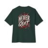 3928444626893751427_2048.jpeg Never Quit Motivation Oversized Graphic Tee by VX MERCH