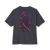 Neon Ronin — Oversized Black Cyber Samurai Graphic Tee by VX MERCH