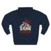 3972679810822456701_2048.jpeg Earn the View Motivational Mountain Graphic Fleece Hoodie by VX MERCH