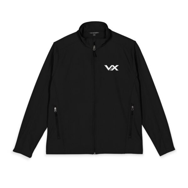 Embroidered VX Logo Soft Shell Jacket by VX MERCH