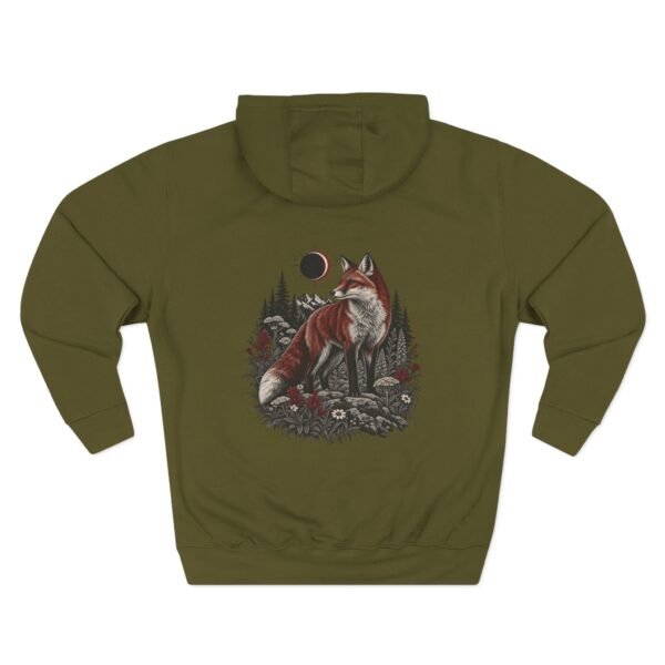 Crimson Moon Fox Hoodie — Nature Streetwear by VX MERCH