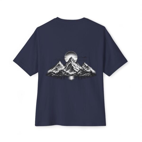 4254580971201331532_2048.jpeg Silver Horizon — Oversized Black Alpine Moon Graphic Tee by VX MERCH