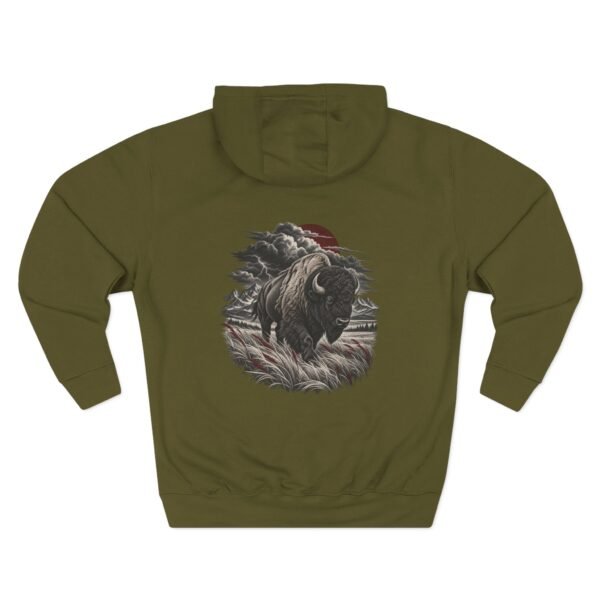 Mountain Bison Hoodie — Nature Streetwear by VX MERCH