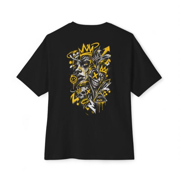 4810103533122054865_2048.jpeg Urban Chaos Boxy Tee – Oversized Graffiti Streetwear Graphic T-Shirt