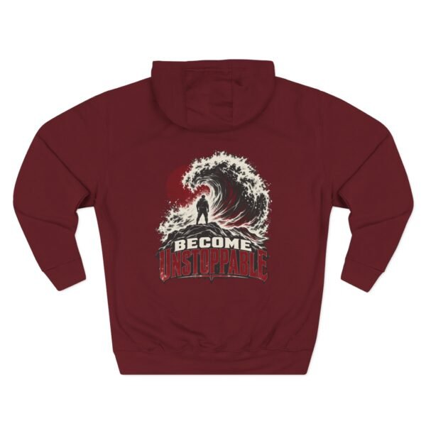 Become Unstoppable Wave Graphic Fleece Hoodie by VX MERCH