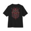 4983111478191136808_2048.jpeg Shogun Protocol — Oversized Black Cyber Samurai Graphic Tee by VX MERCH