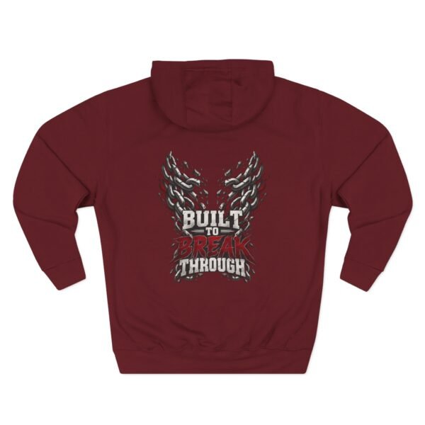 Built to Break Through Graphic Fleece Hoodie by VX MERCH