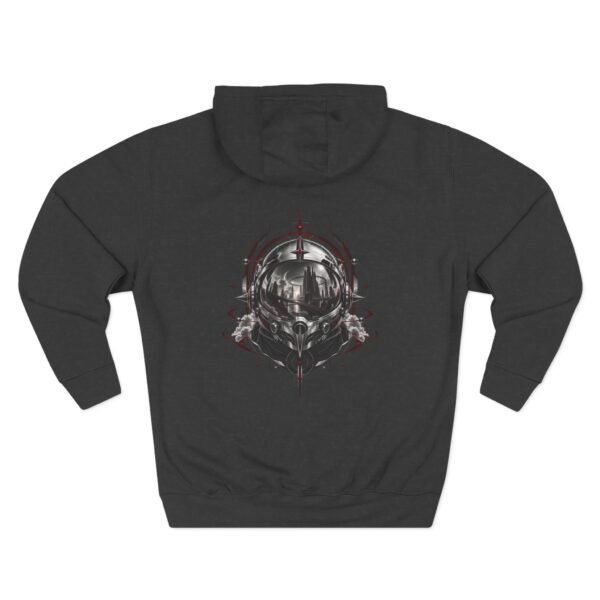 5211302172027124779_2048.jpeg Crimson Sentinel Gothic Knight Graphic Fleece Hoodie by VX MERCH