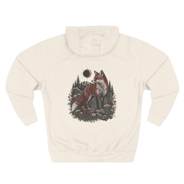 Crimson Moon Fox Hoodie — Nature Streetwear by VX MERCH