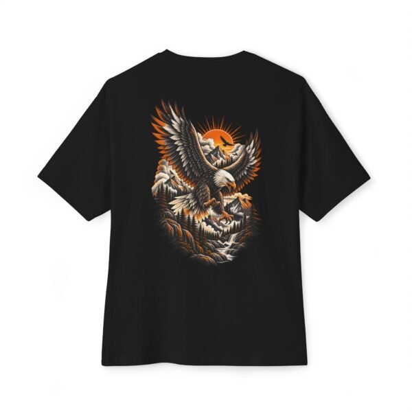 Wild Horizon Boxy Tee – Oversized Eagle Mountain Nature Graphic T-Shirt