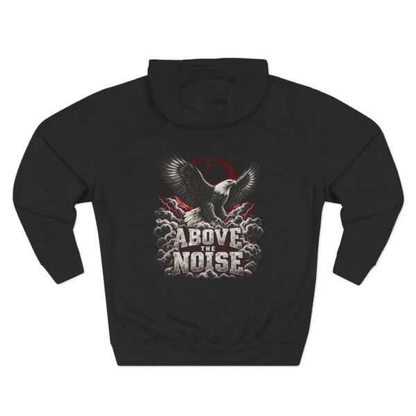 Above the Noise Eagle Graphic Fleece Hoodie by VX MERCH