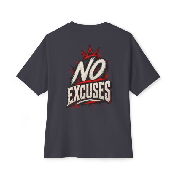 5606793852713218501_2048.jpeg No Excuses Motivation Oversized Graphic Tee by VX MERCH